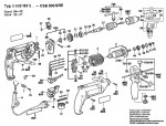 Bosch 0 603 167 903 Csb 500 Sre Percussion Drill 220 V / Eu Spare Parts